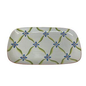 Southern Living At Home Gail Pittman Floral Rectangular Serving Platter